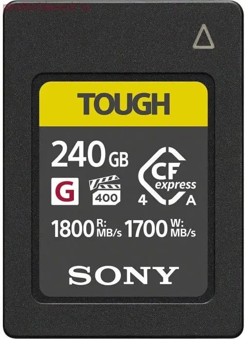 Sony 240GB CFexpress 4.0 Type A TOUGH Memory Card (CEA-G240T)