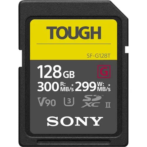 Sony 128GB SF-G Tough Series UHS-II SDXC Memory Card (SF-G128)