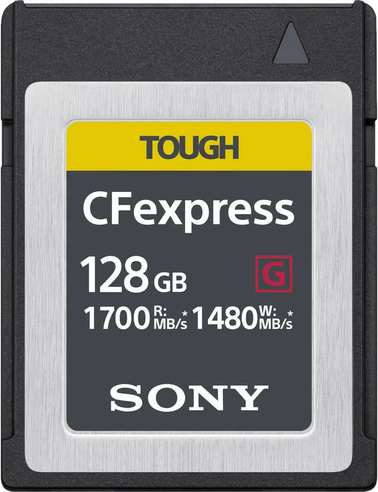 Sony 128GB CFexpress Type B TOUGH Memory Card (CEBG128/J)