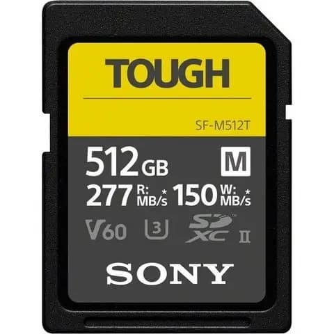 Sony 512GB SF-M UHS-II SDXC Memory Card (SF-M512/T2)
