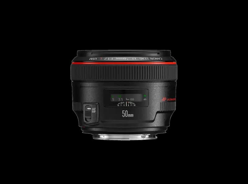 Canon EF 50mm f/1.2L USM Black - фото 2