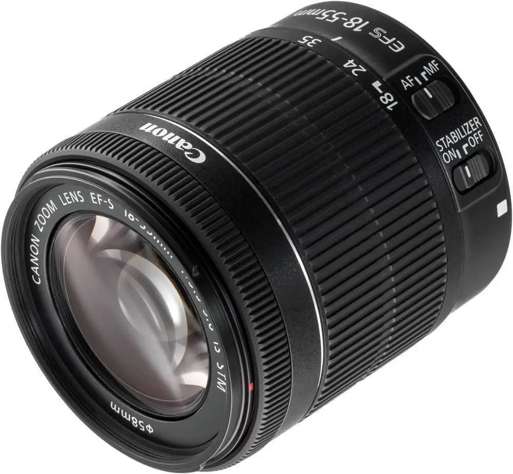 Canon EF-S 18-55mm f/4-5.6 IS STM Black (White Box) - фото 4