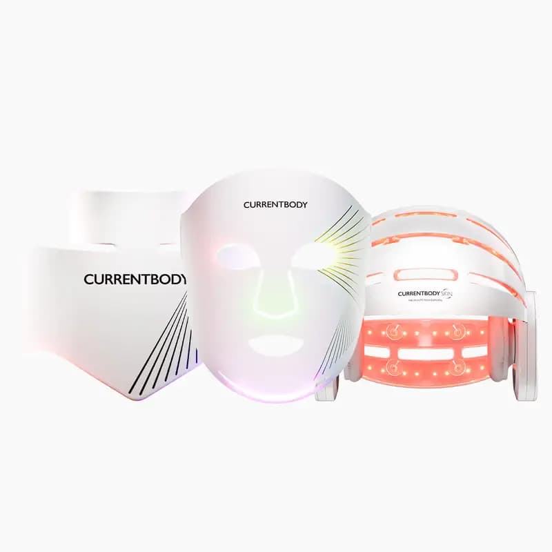 CurrentBody LED Hair Helmet & Series 3 LED Face & Neck Kit