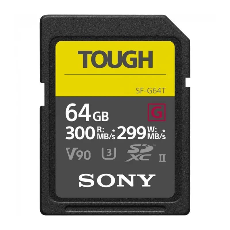 Sony 64GB SF-G Tough Series UHS-II SDXC Memory Card (SF-G64)