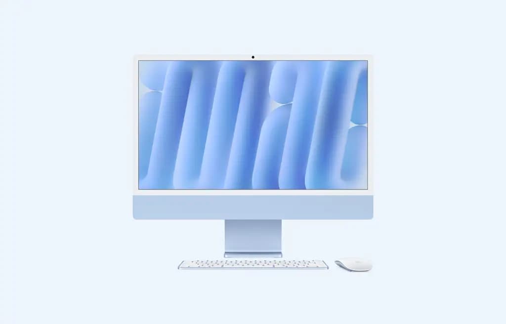 iMac apple M4 chip 24gb 512 gb ssd