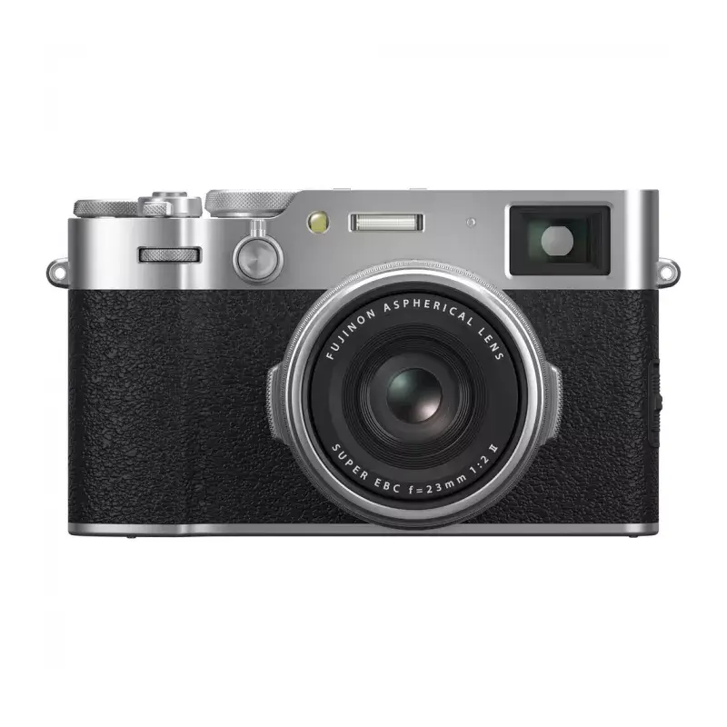 Fujifilm X100VI Silver, вид спереди
